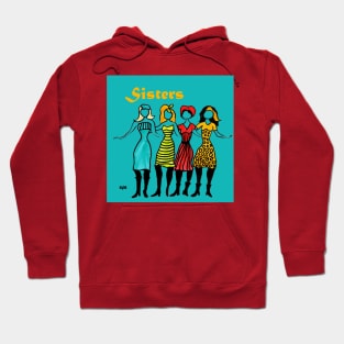 Four Sisters in Turquoise Hoodie